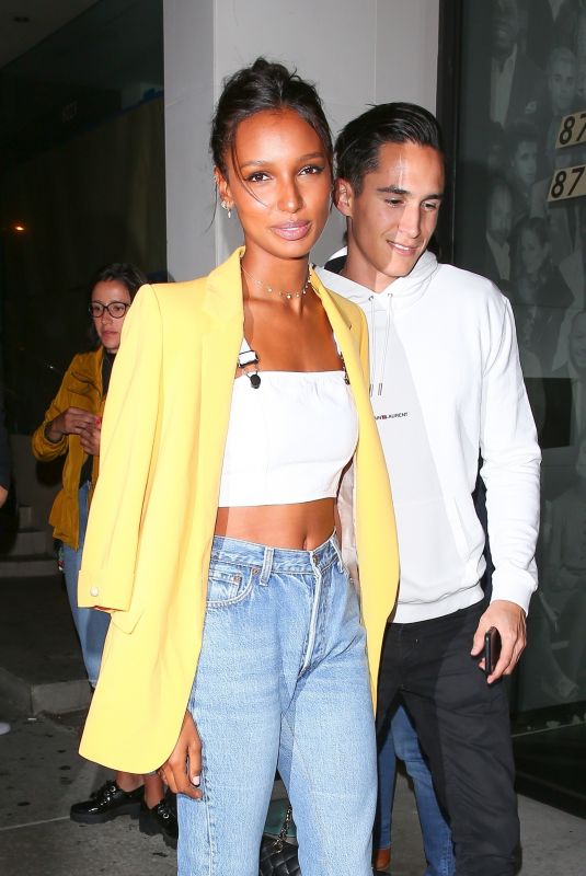JASMINE TOOKES Leaves Catch LA in West Hollywood 06/04/2018