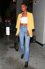 JASMINE TOOKES Leaves Catch LA in West Hollywood 06/04/2018