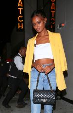JASMINE TOOKES Leaves Catch LA in West Hollywood 06/04/2018