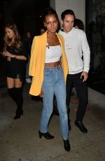 JASMINE TOOKES Leaves Catch LA in West Hollywood 06/04/2018