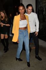 JASMINE TOOKES Leaves Catch LA in West Hollywood 06/04/2018