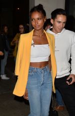 JASMINE TOOKES Leaves Catch LA in West Hollywood 06/04/2018