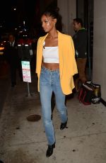 JASMINE TOOKES Leaves Catch LA in West Hollywood 06/04/2018