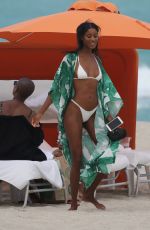 JAZZMA KENDRICK in Bikini on the Beach in Miami 06/29/2018