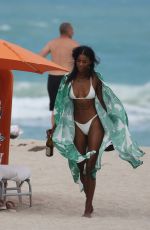 JAZZMA KENDRICK in Bikini on the Beach in Miami 06/29/2018