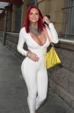 JEMMA LUCY Arrives at Manchester Arena 06/09/2018