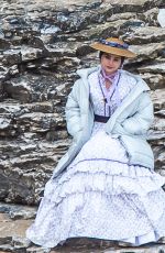 JENNA DEWAN on the Set of Victoria in Yorkshire 06/06/2018