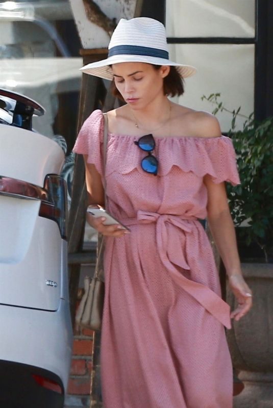 JENNA DEWAN Out Shopping in Studio City 06/15/2018