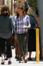 JENNIFER GARNER on the Set of Camping in Los Angeles 06/25/2018