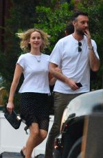 JENNIFER LAWRENCE and Cooke Maroney Out in New York 06/05/2018