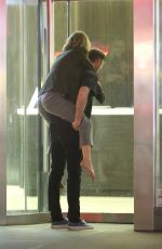 JENNIFER LAWRENCE Carried on the Back of Cooke Maroney in New York 06/13/2018