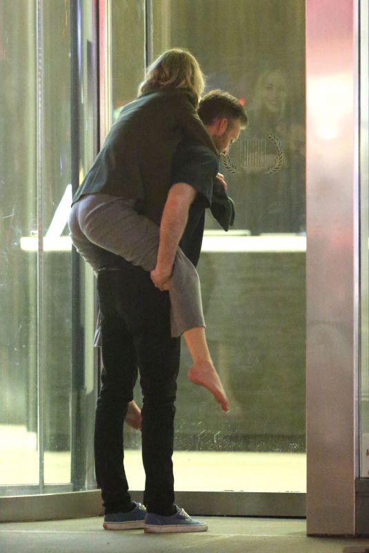 JENNIFER LAWRENCE Carried on the Back of Cooke Maroney in New York 06/13/2018