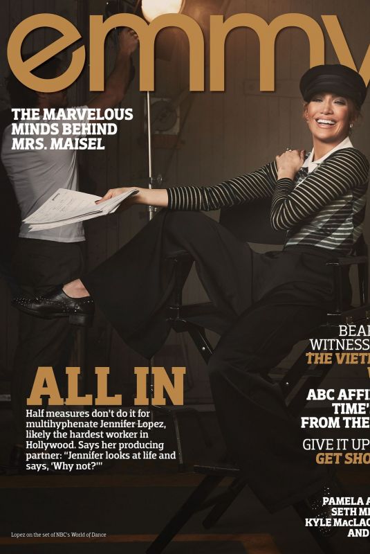 JENNIFER LOPEZ in Emmy Magazine, June 2018