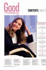 JESSICA ALBA in Good Housekeeping, South Africa July 2018