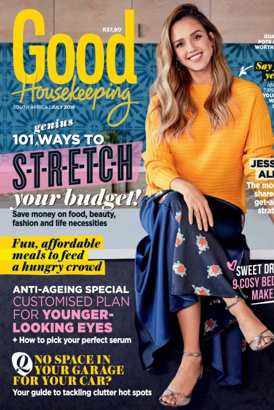 JESSICA ALBA in Good Housekeeping, South Africa July 2018
