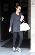 JESSICA ALBA Leaves a Gym in Los Angeles 06/23/2018