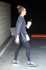 JESSICA ALBA Leaves a Gym in Los Angeles 06/23/2018