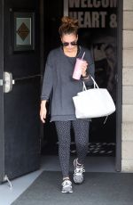 JESSICA ALBA Leaves a Gym in Los Angeles 06/23/2018