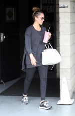 JESSICA ALBA Leaves a Gym in Los Angeles 06/23/2018