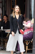 JESSICA ALBA Shopping at Robert Clergery and Roger Gallet in Paris 06/12/2018
