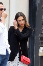 JESSICA ALBA Shopping at Robert Clergery and Roger Gallet in Paris 06/12/2018
