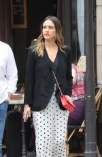 JESSICA ALBA Shopping at Robert Clergery and Roger Gallet in Paris 06/12/2018