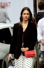 JESSICA ALBA Shopping at Robert Clergery and Roger Gallet in Paris 06/12/2018
