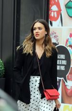 JESSICA ALBA Shopping at Robert Clergery and Roger Gallet in Paris 06/12/2018