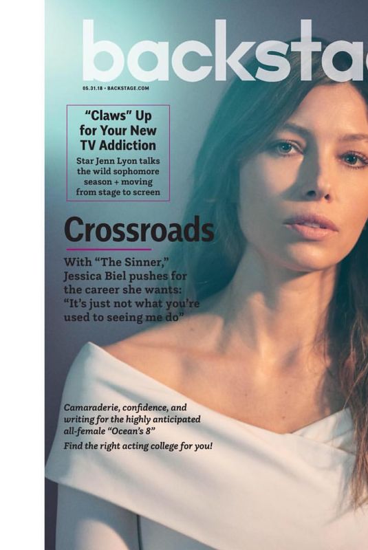 JESSICA BIEL in Backstage Magazine, June 2018