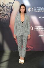 JESSICA BROWN-FINDLAY at Harlots Photocall at 58th Monte Carlo TV Festival 06/19/2018