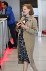 JESSICA CHASTAIN at Roissy Charles De Gaulle Airport in Paris 06/19/2018