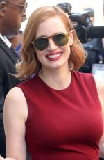 JESSICA CHASTAIN at The View in New York 06/26/2018