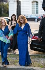 JESSICA CHASTAIN Leaves Shangri-la Hotel in Paris 06/18/2018