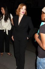 JESSICA CHASTAIN Night Out in New York 06/26/2018