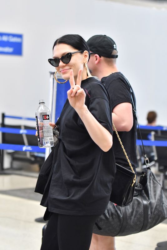 JESSIE J at LAX Airport in Los Angeles 06/06/2018