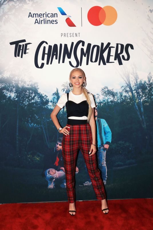 JORDYN JONES at American Airlines and Mastercard Present the Chainsmokers at the Wiltern in Los Angeles 06/14/2018
