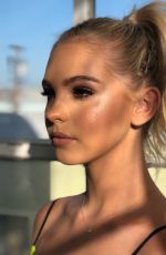 JORDYN JONES on the Set pf a Photoshoot at Rose Studios, Spring 2018