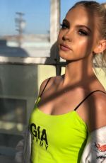 JORDYN JONES on the Set pf a Photoshoot at Rose Studios, Spring 2018