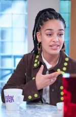JORJA SMITH at Sunday Brunch Show in London 06/10/2018