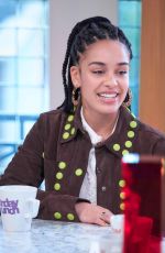 JORJA SMITH at Sunday Brunch Show in London 06/10/2018
