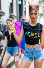 JOSEPHINE SKRIVER at Pride March in New York 60/24/2018