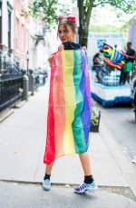 JOSEPHINE SKRIVER at Pride March in New York 60/24/2018