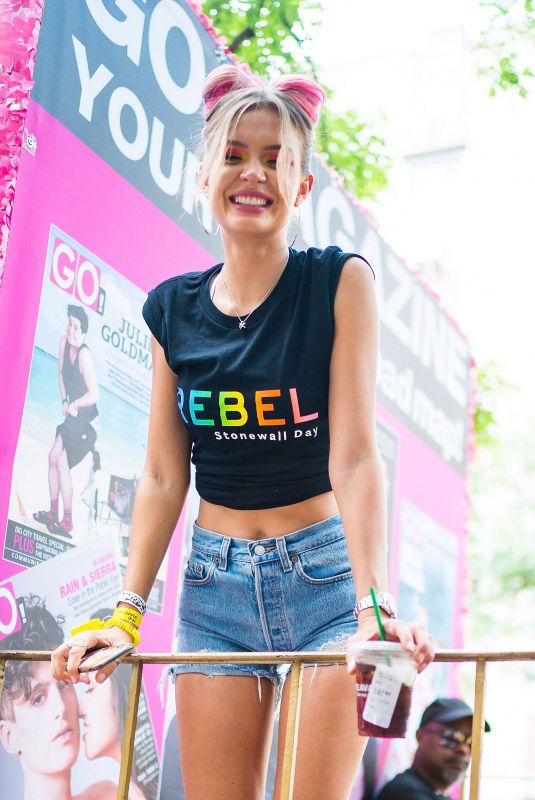 JOSEPHINE SKRIVER at Pride March in New York 60/24/2018