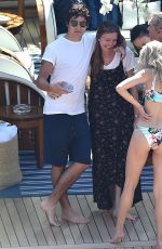 JOSIE CANSECO in Swimwear on the Set of a Photoshoot in Portofino 06/19/2018
