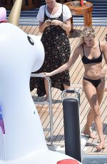 JOSIE CANSECO in Swimwear on the Set of a Photoshoot in Portofino 06/19/2018