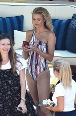 JOSIE CANSECO in Swimwear on the Set of a Photoshoot in Portofino 06/19/2018