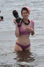 JOY CORRIGAN in Bikinis at a Photoshoot in Miami Beach 06/22/2018