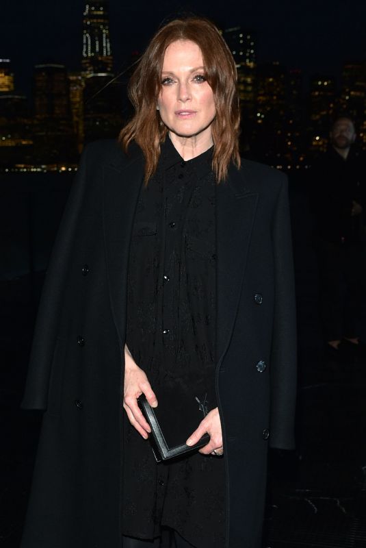 JULIANNE MOORE at Saint Laurent Spring/Summer 2019 Fashion Show at NYFW in New York 06/06/2018