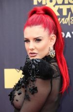 JUSTINA VALENTINE at 2018 MTV Movie and TV Awards in Santa Monica 06/16/2018
