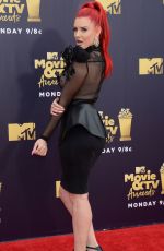 JUSTINA VALENTINE at 2018 MTV Movie and TV Awards in Santa Monica 06/16/2018